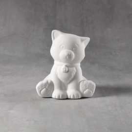 Ceramic Bisque Little Cat - Case of 6